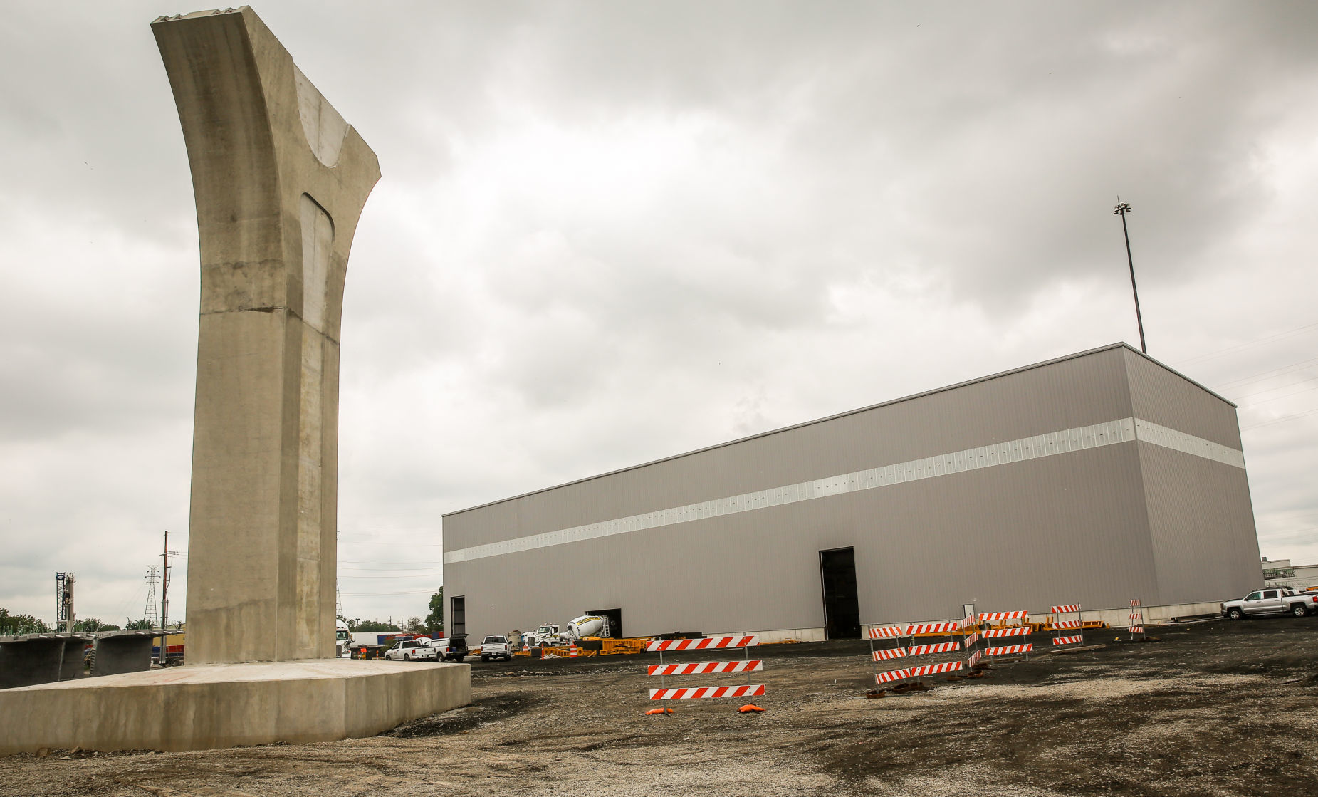 Cline Avenue Bridge construction project